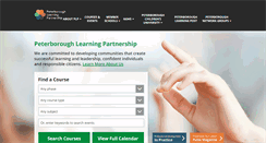 Desktop Screenshot of peterboroughlearning.org.uk